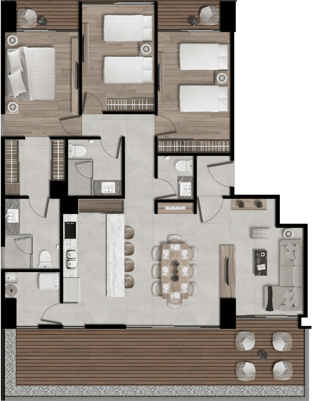 Planta arquitectónica — Cielo